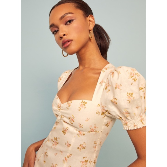 NWT Reformation Gina Dress Mildred 12 - Picture 4 of 13